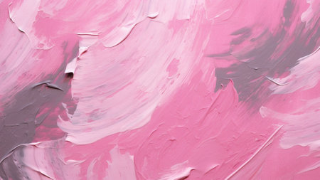 bold brush strokes in a harmonious blend of Rose Pink and Slate Gray. This unique and expressive artwork modern sophistication to any room, making it an ideal focal point for contemporary interiors.の素材