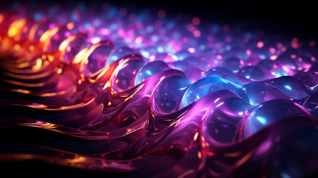 blend of Deep Space Blue and Radiant Pink in this mesmerizing abstract. Let the neon lights dance across the canvas, creating a stunning visual symphony that captures the essence of urban nightlife.の素材