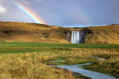 Beautiful landscape view of Icelandの写真素材