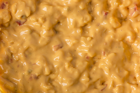 Pimento Cheese Spread or a melted cheese textureの写真素材