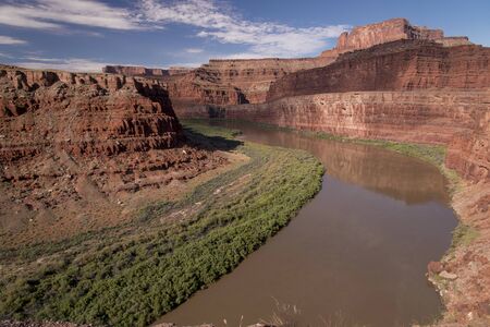 Island in the Sky district in Canyonlands National Park, Utah, USAの写真素材