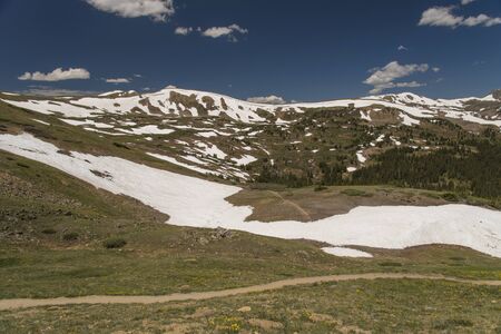 View of Loveland Pass, Colorado, USA.の写真素材