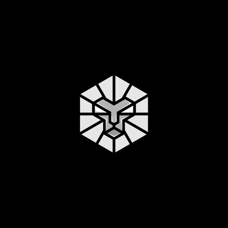 monkey head logoのイラスト素材