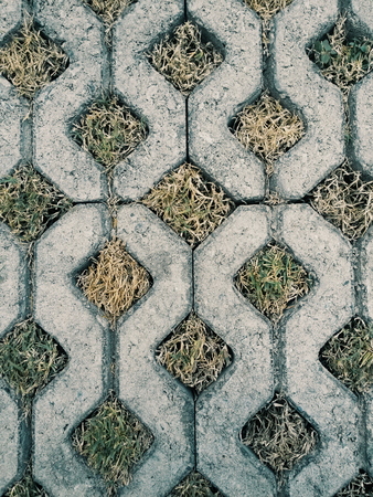 Cement and glassの写真素材