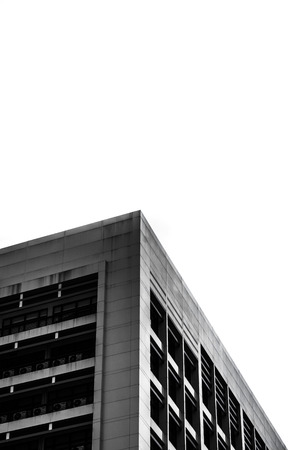 isolate corner buildingの写真素材