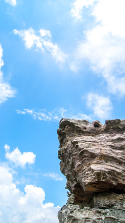 stone and skyの写真素材