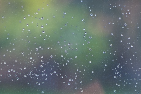 drops on the glass