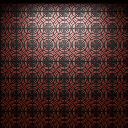 illuminated tile wall の写真素材
