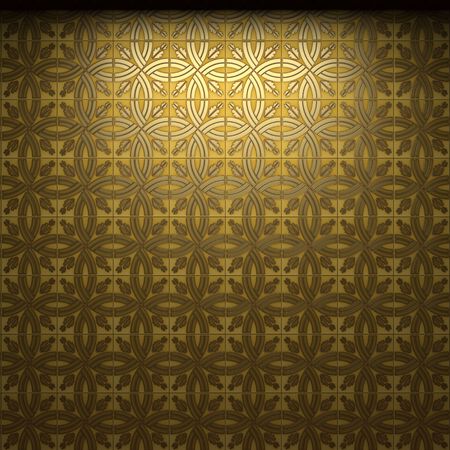 illuminated tile wall の写真素材