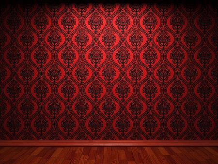 illuminated fabric wallpaper の写真素材