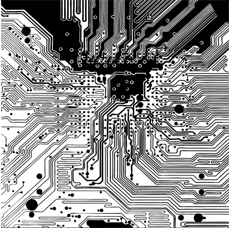 Computer circuit board のイラスト素材