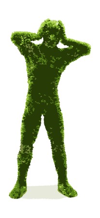 Herbal man  のイラスト素材