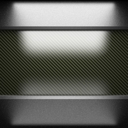 steel plate on carbon made in 3Dの写真素材