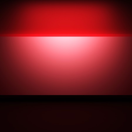 red abstract plate made in 3D graphicsの写真素材