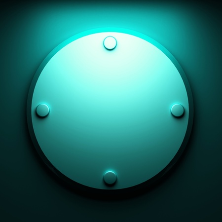 color abstract plate made in 3D graphicsの写真素材