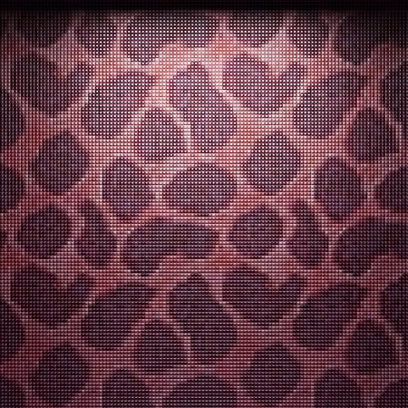 illuminated tile wall made in 3D graphicsの写真素材