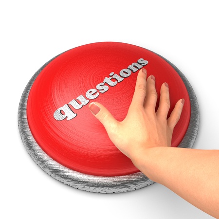 Hand pushing the buttonの写真素材
