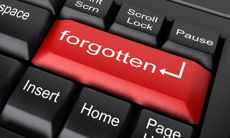 Word on keyboard made in 3Dの写真素材
