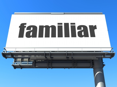 word on billboardの写真素材