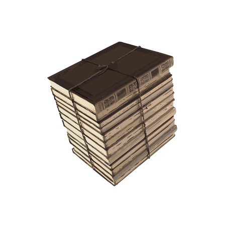 vector old bookのイラスト素材