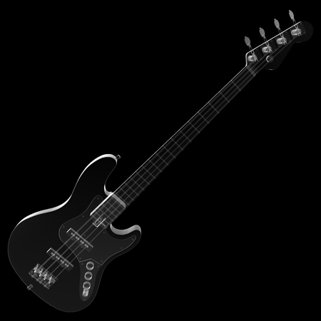 isolated transparent guitar imageの写真素材