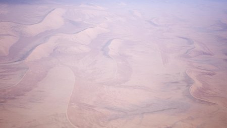 Erg chebbi dunes in the Sahara desert, moroccoの写真素材