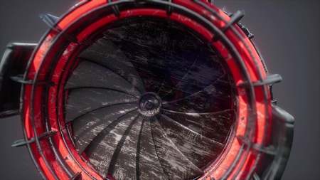 jet engine turbine parts