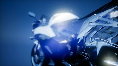 sport moto bike in studio