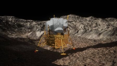 lunar landing mission on the Moon.