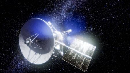 Magellan spacecraft approaching to Venus.
