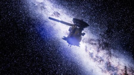 Satellite Cassini is approaching Saturn. Cassini Huygens is an unmanned spacecraft sent to the...