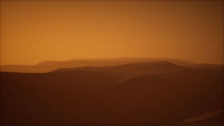 desert storm in sand desertの写真素材