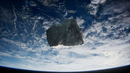 Dangerous asteroid approaching planet Earth