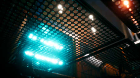 under the wire floor in spaceshipの写真素材