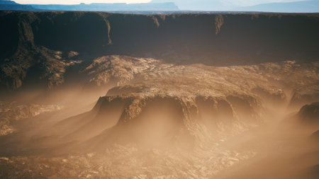 Volcanic rock desert of Icelandの写真素材