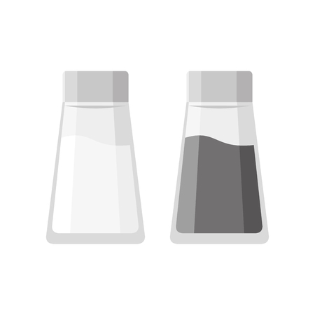 Salt and pepper illustrationのイラスト素材