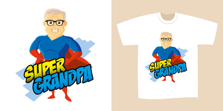 Superhero Cartoon characterのイラスト素材