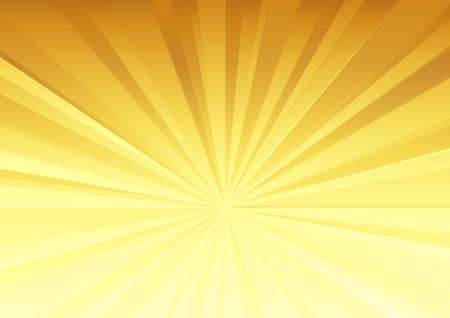 Radial pattern in golden colorのイラスト素材