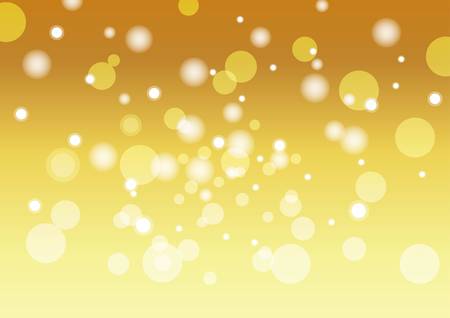 Gold and bubble background materialのイラスト素材