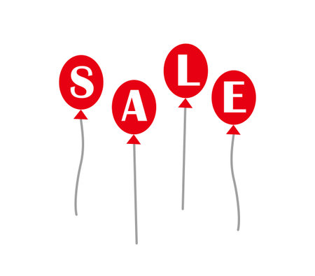 It is an illustration of the sale.のイラスト素材