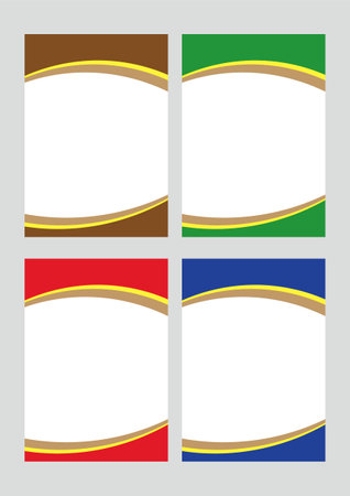 Retro Frame Setのイラスト素材