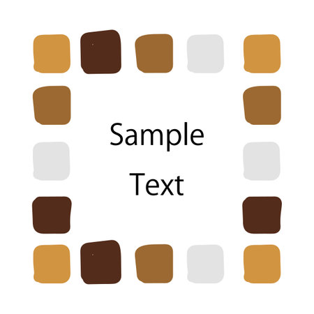 Autumn Color Frameのイラスト素材