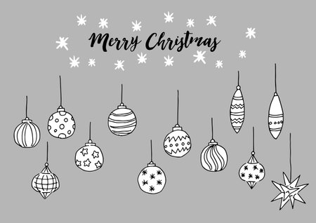 Christmas Ornamentのイラスト素材