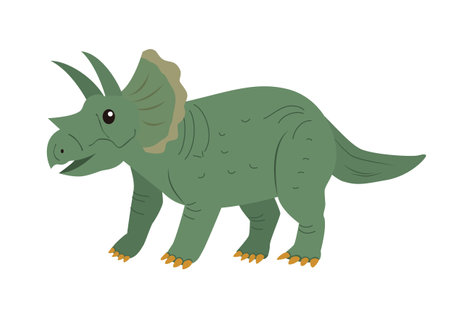 Triceratopsのイラスト素材