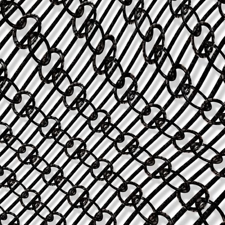 Dark metallic chain