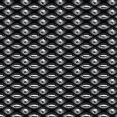 Shiny metal armor patternの写真素材