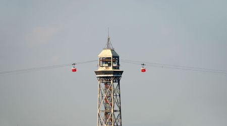 Cable car and podsの写真素材