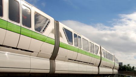 High speed trainのeditorial素材