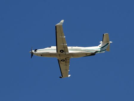 Modern propeller airplane for regional travel