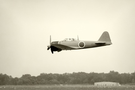 World War II era fighter planeのeditorial素材